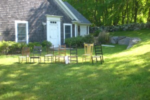 Bob Conway's antique chairs.