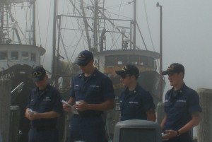 Menemsha Coast Guard at Blessing of Fleet.