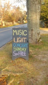 2017 Music and Light sign