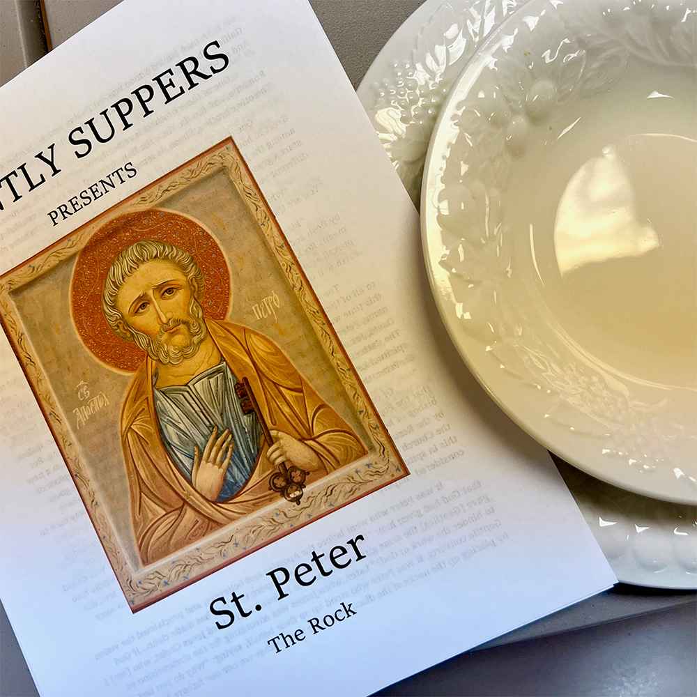 St. Peter, a Saintly Supper 3/26/24